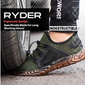 Indestructible Ryder Steel Toe Work Shoes Men’s Size 10